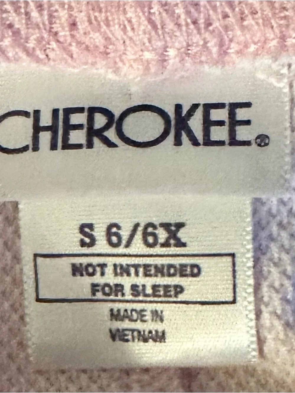 Cherokee Light Pink Girls Thermal Matching Set